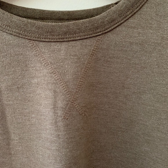 Jachs New York Light Brown Super Soft Crewneck Long Sleeve Sweatshirt Size L - Picture 7 of 12